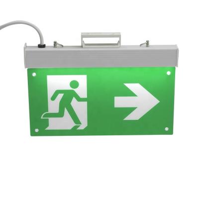 China Rechargeable Over Charge And Deep Discharge Protection LED Emergency Exit Sign Light for sale