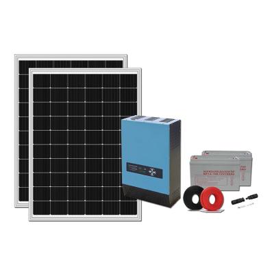 China 3kw Home Off Grid Solar Power Energy System With Solar LiFePO4 Or Lead Acid Battery for sale