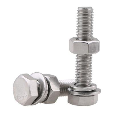 China High Quality Stainless Steel Bolt ISO 4017 A4-80 Stainless Steel Nut And Bolt M8 M12 for sale