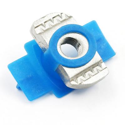 China Heavy Industry Manufacturing Channel Wing Nut Stainless Steel Plastic Channel Nut With Plastic for sale