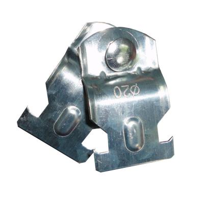 China MEP/HVAC/Building HDG P Flange Material Rubber Lined P Clips Electrical Pipe Flanges for sale