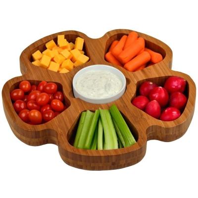 China Sustainable Acacia Wood Food Serving Tray Perfect for Parties, Vacations, Family Dinners, and More for sale