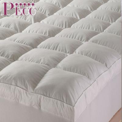 China Hotel Hypoallergenic Luxury Cotton Polyester 5 Star Customized Size Fiber Mattress Filling Topper for sale