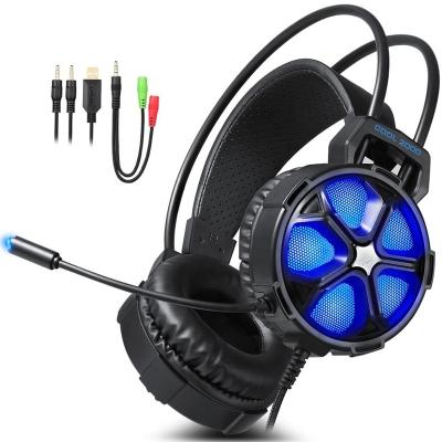 China Memory Foam Ear Cups 2020 COOL EasySMX 2000 Gaming Headset Earphone Christmas Promotion 5.9 USD For US USA Market for sale