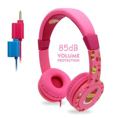 China FREE SAMPLE Volume Limit EasySMX KM669 Safte Volumne Wired Kid's Headphones With Shareport For Kids for sale