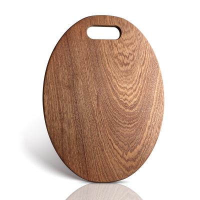 China Sustainable Wooden Hanging Hole Cheese Boards Chopper Kitchen Custom Cutting Board for sale