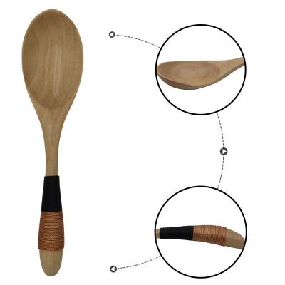 China 2020 Hotsale Eco-friendly Sustainable Cutlery Set Wooden Tea Honey Coffee Baby Serving Spoon for sale