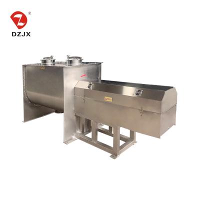 China Powder Powder 300kg Capacity Horizontal Ribbon Mixer Machine For Chemical Detergent for sale