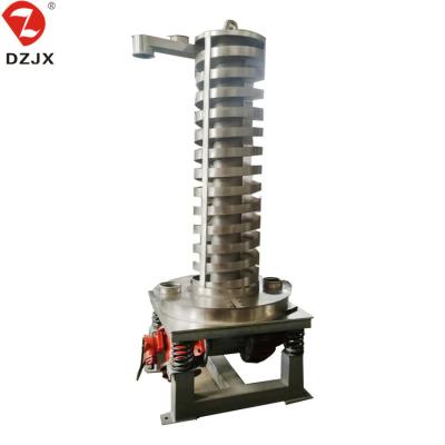 China DZ Supplier Stainless Steel Fire Resistant Vibratory Pellet Spiral Feeder Vertical Screw Elevator for sale