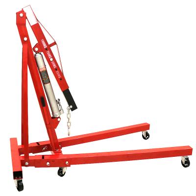 China 2 ton shop engine hoist foldable crane accessories with 1-10T wheels for sale