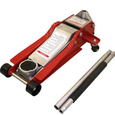 China Lifting Tools 3.5 T Hydraulic Low Profile Long Reach Heavy Duty Trolley Center Floor Jack for sale