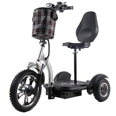 China Good factory price 1000W unisex double motor 3 wheel elctric scooter with seat electric scooter motorcycle for adult for sale