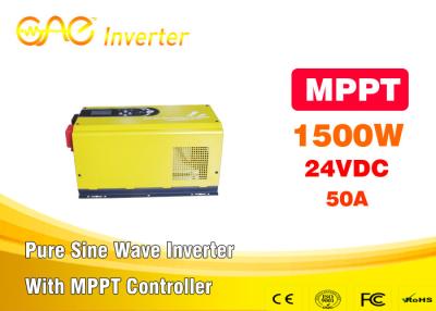 China 1500w Low Frequency Mppt  Home Solar Inverter Off Grid UPS Pure Sine Wave Dc To Ac 24 Volt Inverter for sale