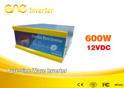 China Hohe Leistungsfähigkeit 93% Solar Inverter Online 12v Dc 220v Ac einphasig  Output 600W zu verkaufen