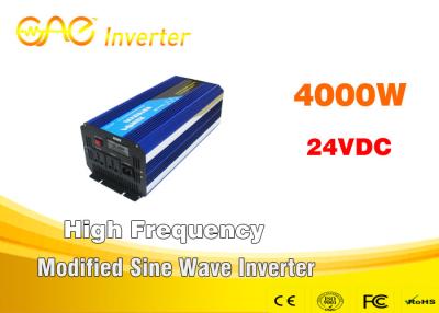 China 12v 24v Off Grid Single Output Rechargeable Modified Sinewave Inverter 4000w for sale