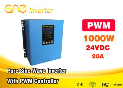 Cina Invertitore autoalimentato solare 1000w 12v 24v della sinusoide pura al regolatore di 110v 220v PWM in vendita