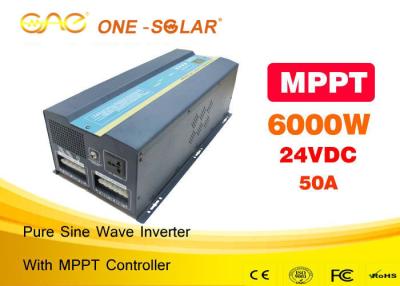 China Home usage 12v 24v panel Solar Powered Inverter 6000w with CE and FCC for sale