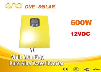 China Rrechargeable 600w Pure Sine Power Inverter With Ac Charger , Home Solar Inverter for sale