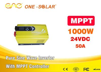 China intelligent cooling fan 1kw 24v 220v mppt solar inverter pure sine wave inverter 1000w ONE for system for sale