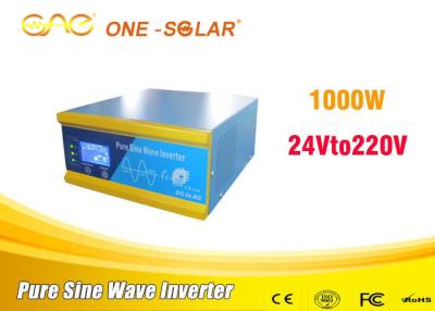 China Low Frequency Single Phase Solar Panel Power Inverter 1000w 24vdc To Ac Without Battery for sale