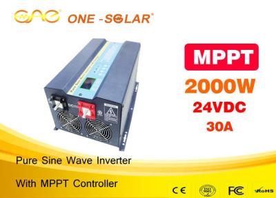 China Ce FCC  Pure Sine Wave 24 Volt To 120 Volt Inverter With MPPT Solar Controller  for Africa for sale