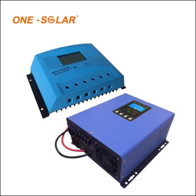 China Dois controlador solar manual dobro 10A 20A 30A da carga de USB PWM à venda