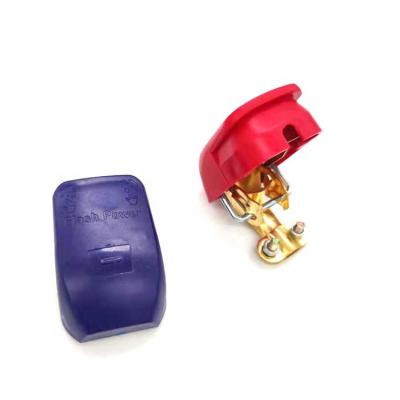 China Wire connecting 12V battery brass terminal and plastic quick connect lug car battery terminal for sale