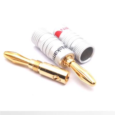 China audio & Cable TWBP020 Visual RCA Jack Banana Plug Gold Plated Speaker for sale