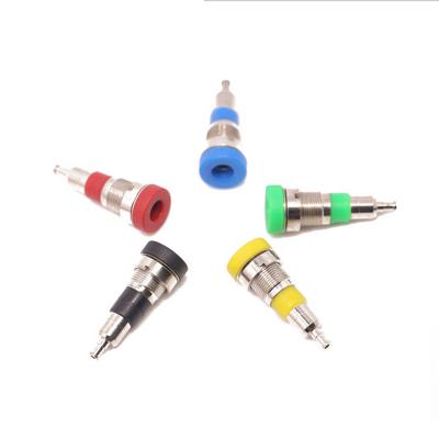 China Banana Jack Socket Female - Power 5 Colors 4mm 4mm Banana Female Patch Panel / Solder Type Post Binding Chassis Mount for sale