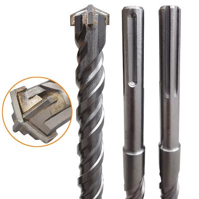 China Construction SDS Plus Shank Drill Bit Carbide Cross Tip Electric Hammer Drill Bit For Concrete Wall Brick Masonry Drilling Holes for sale