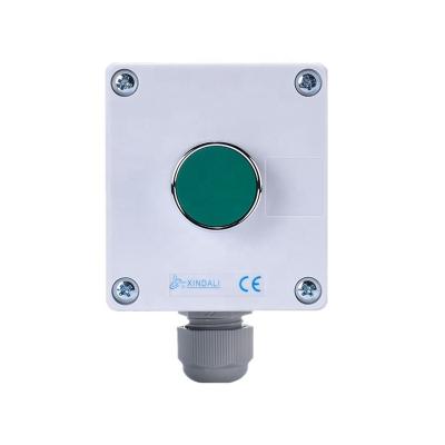 China Plastic+Metal XDL55-BB101P Metal Push Button Control Station Crane Flow Button Electrical Switch Box for sale