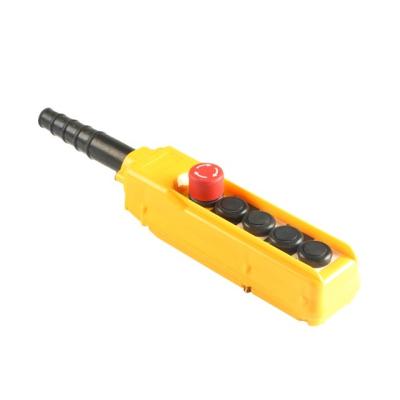 China XCD-62C Plastic Crane Hoist Push Button Control Station Electrical Switch Boxes for sale