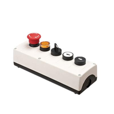 China PC Switch XDL35-B511 Plastic Control 1NC Push Button Switch Red Left Right Momentary Switch Station Box for sale