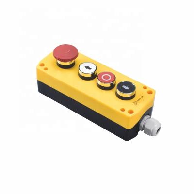 China PC Switch Plastic Control Momentary Mushroom Switch XDL721-JB434P Momentary Push Button Station for sale