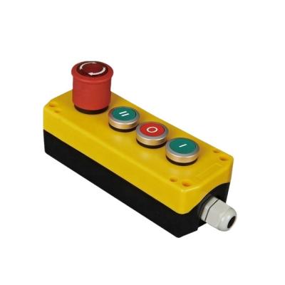 China XDL722-JBW439P PC Push Button Switch Station Plastic Red Green Momentary Box for sale