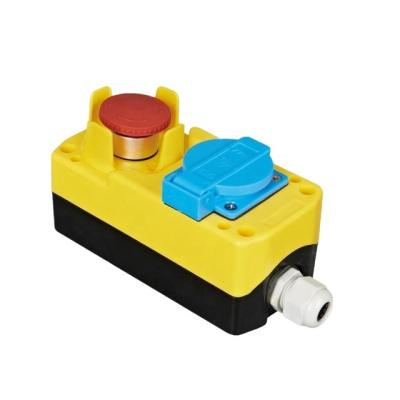 China XDL821-JB271P Plastic PC Switch Control Push Button Switch Command Station Plastic Momentary Box for sale