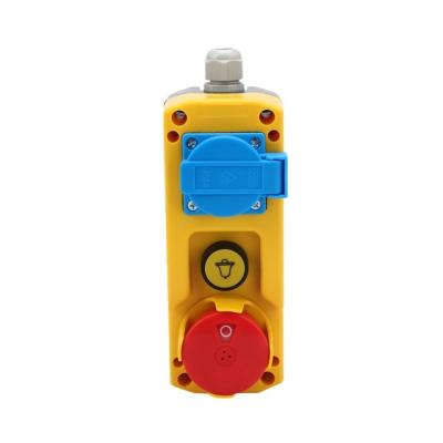 China XDL85-JB381P 3 PC Plastic Holes Hoist Crane Control Remote Control Switch for sale