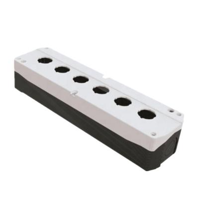 China XDL2-B06 6 Holes Plastic Box Outdoor Elevator Waterproof Push Button Switch Box for sale