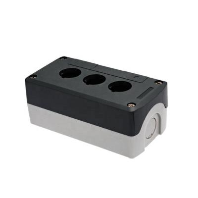 China XDL4-BE03 Plastic 3 Holes Push Button Control Box 3 Holes Button Control Box for sale