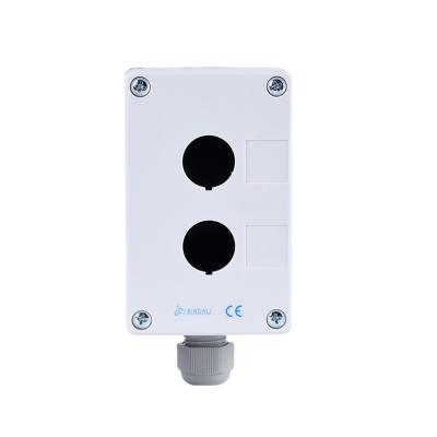 China XDL5-B02P 2 holes plastic boxes switch box waterproof electrical push button box for sale