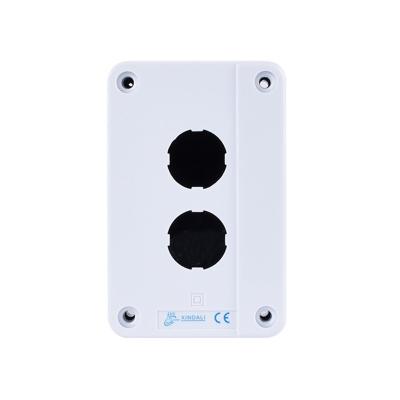 China XDL5-BE02 plastic push button box 22mm two hole push button control box for sale