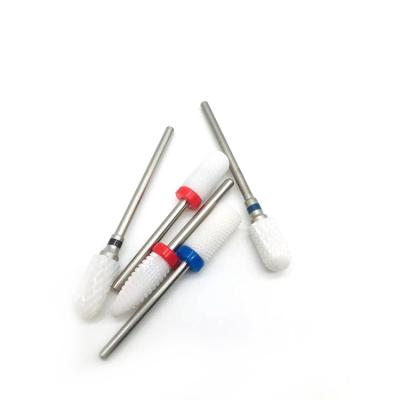 China Easy To Cool White Round Guaranteed Quality Suitable Price Ceramic Nail Bits Fine Drill for sale