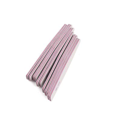 China Durable Hot Selling High End Square Aluminum Oxide Double Sided Mini Nail File for sale