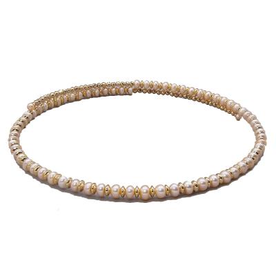 China Small CLASSIC Custom Vintage Freshwater Pearl Necklace Necklace Set Gold Cultured for sale