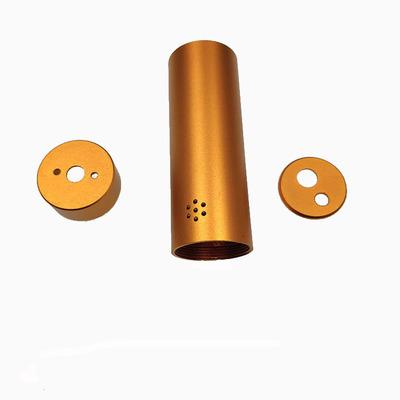 China New CNC Aluminum Lathe Processing Flashlight Accessories Shell Engraving Pen Shell Aluminum Alloy GOLD Shell Electric Polishing Machini for sale