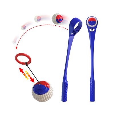 China Amazon Best Selling Toy Pet Outdoor Throwing Club Dog Sports Ball Stocked Interactive Rubber Ball Set Chewing Toy Club Training Small Large for sale