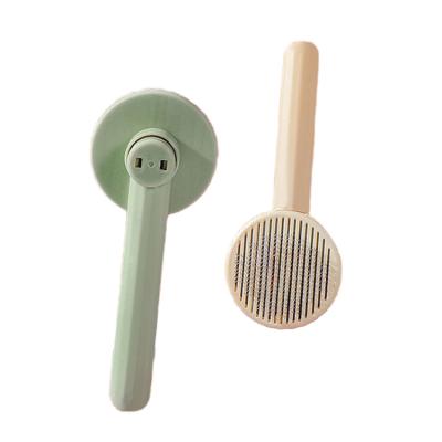 China Amazon Best Seller Stocked Professional Hair Removal Pet Massage Brush For Dogs Cats for sale