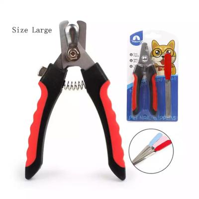 China Large Best Seller Viable Size Amazon Pet Nail Clipppers and Trimmer for sale