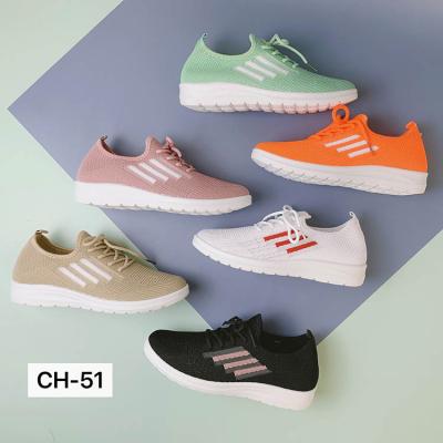 China Wholesale fashion trend classic elegant casual shoes breathable flying woven flat shoes for women for sale