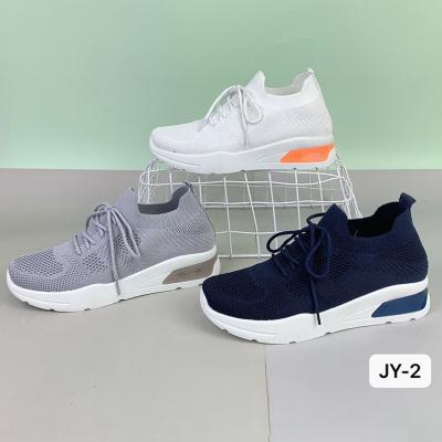 China Fashion Trend Wholesale Products Shoes Breathable Running Shoes Lightweight Flight Knit Walking Womens Shoes for sale